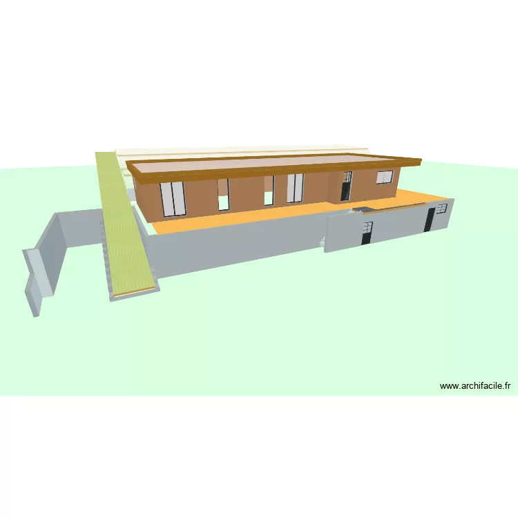 Maison d'h&ocirc;tes 2. Plan de 