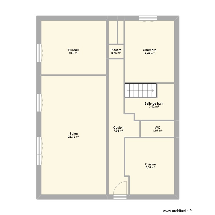Maison de l'Isle. Plan de 0 pièce et 0 m2