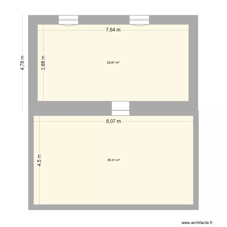 garcia edl. Plan de 4  et 132 m²