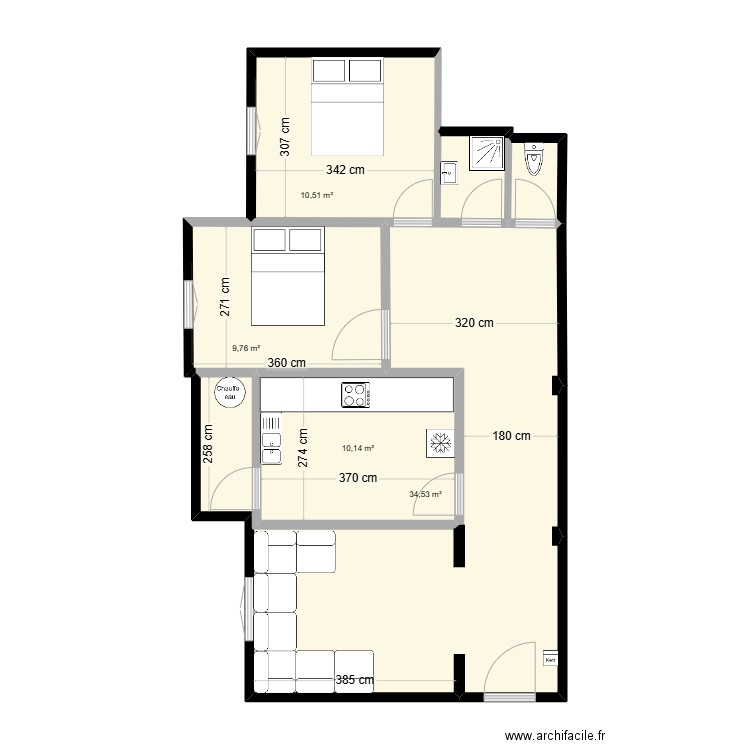 appt silo. Plan de 0 pièce et 0 m2