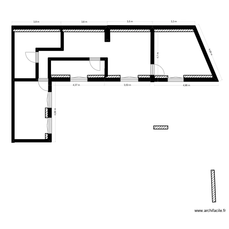 &eacute;tage pere. Plan de 