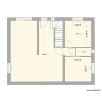 plan rdc mur et cloison