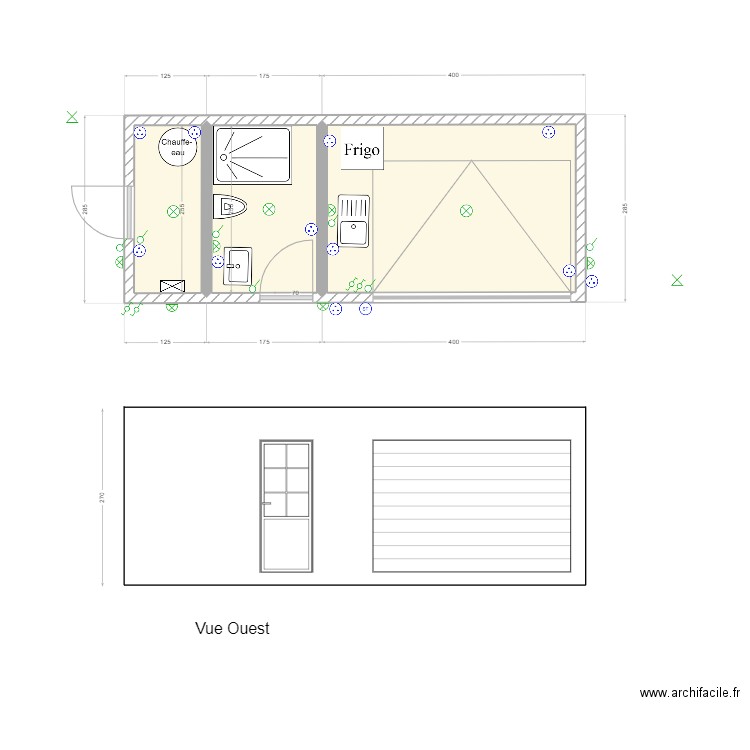 Pool House Electricité. Plan de 0 pièce et 0 m2