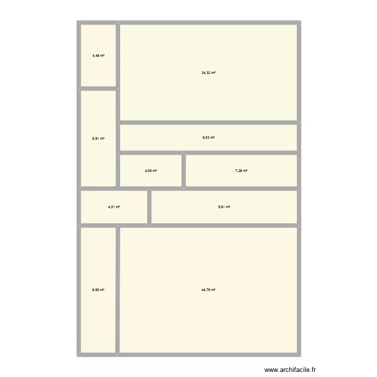 double appart. Plan de double appart. Plan de