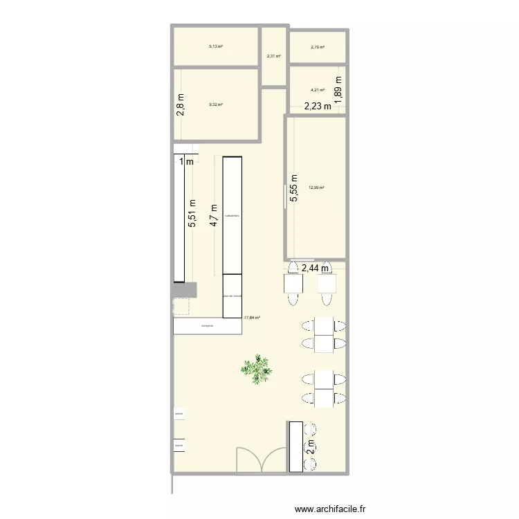 resto 2. Plan de 7 et 114 m² resto 2. Plan de 7 et 114 m²