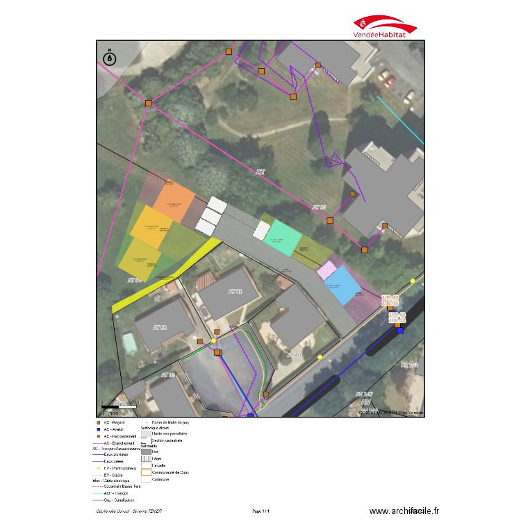 LES HERBIERS - SIte 2 demoiselles nv logts. Plan de 0 pièce et 0 m2