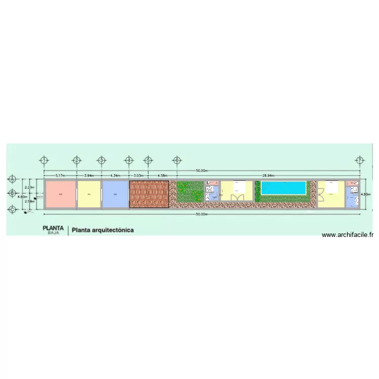 San Roman - Maison Verte. Plan de 10  et 207 m²