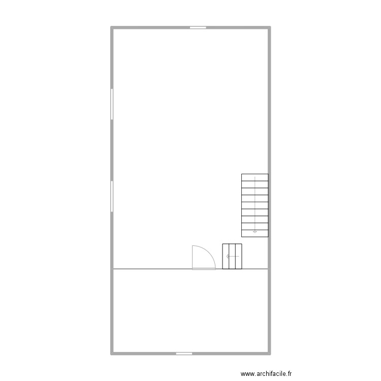 Dépendance Gambais. Plan de 5 pièces et 133 m2