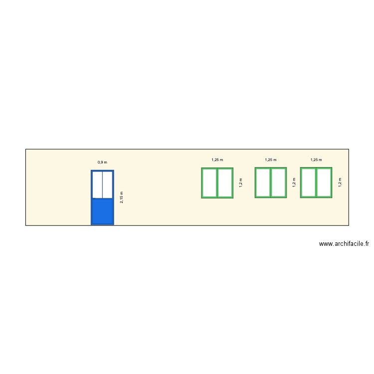 FERRON FACADE AVANT - ouest. Plan de 0 pièce et 0 m2