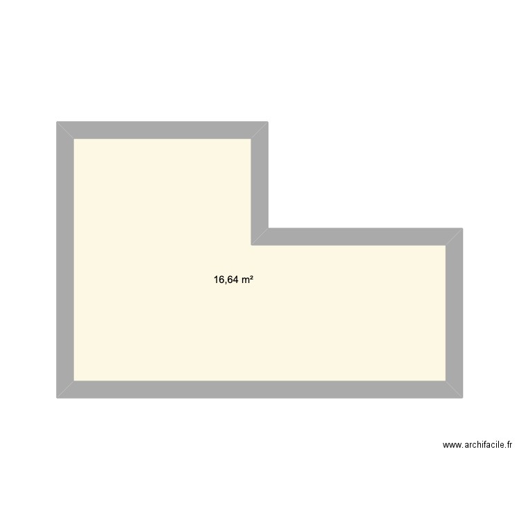 maison Pierre3. Plan de 1 pièce et 17 m2