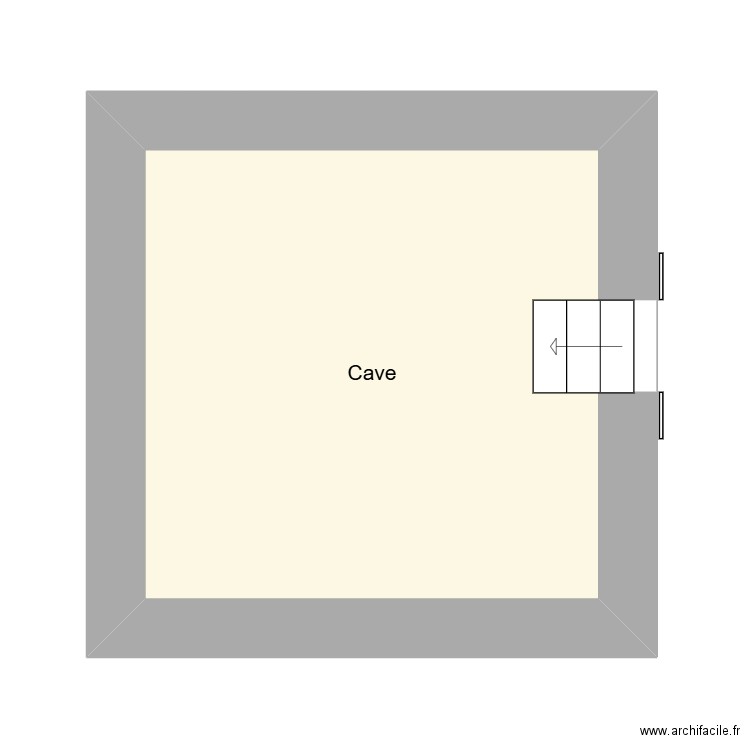 XavierDevaud cave. Plan de 1 pièce et 15 m2