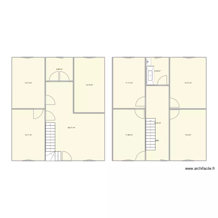 curie. Plan de 11 et 135 m² curie. Plan de 11 et 135 m²