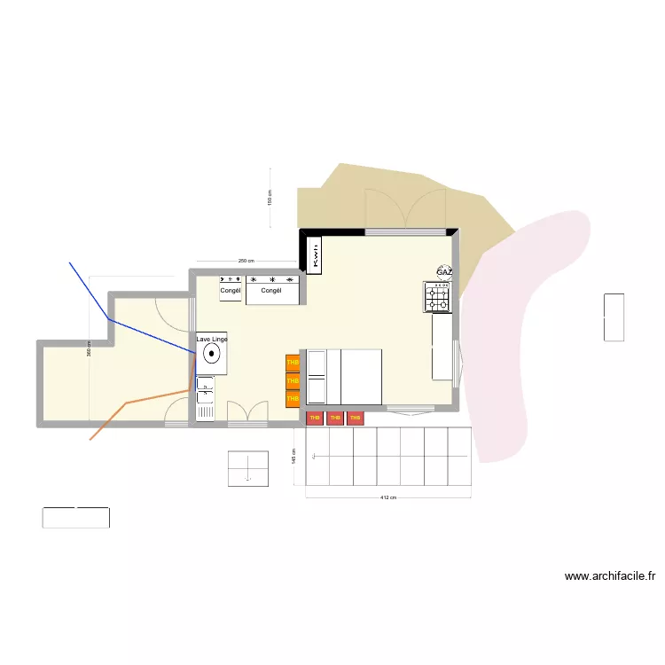 Extension Ambany DOUBLE V2. Plan de 
