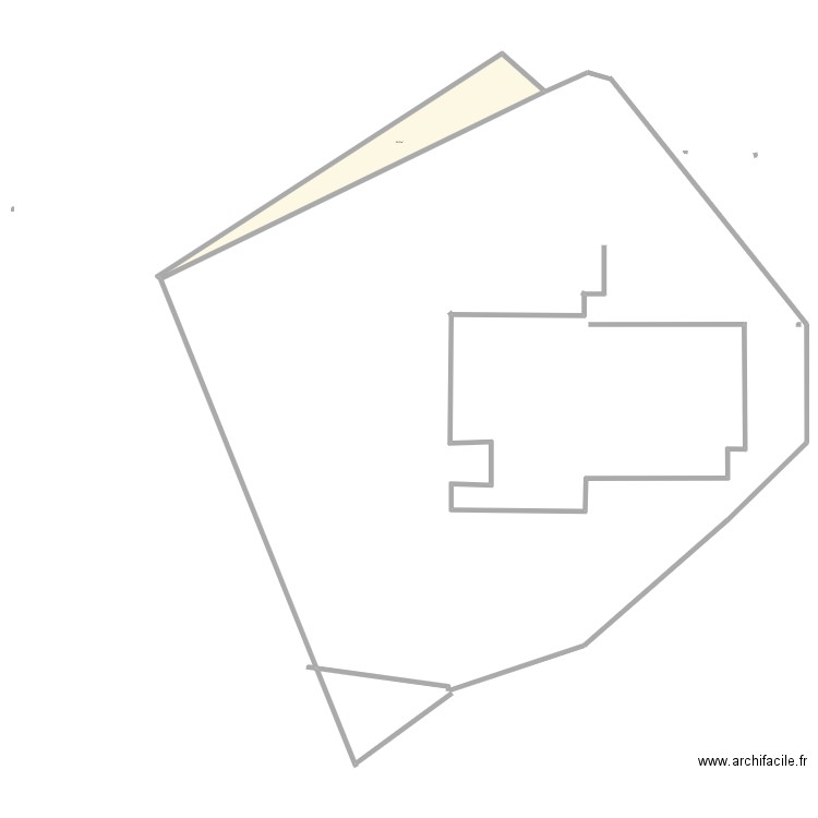 111. Plan de 1 pièce et 81 m2
