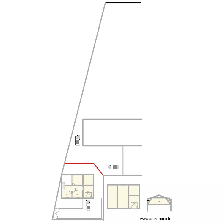 grange. Plan de 14 et 196 m² grange. Plan de 14 et 196 m²