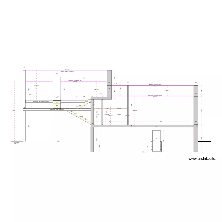 Projet RDF_Coupe Extension_3. Plan de 