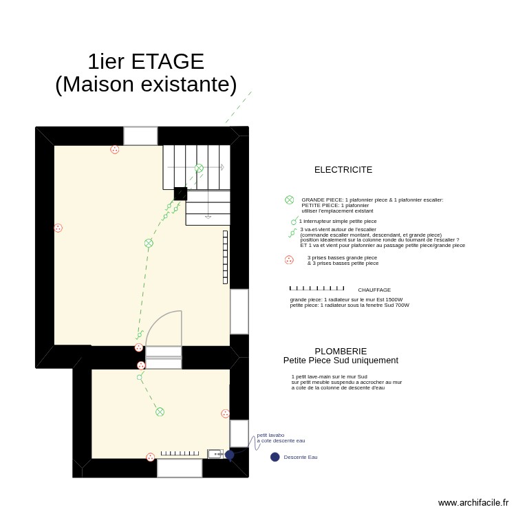 2025_Gars_Etage1. Plan de 0 pièce et 0 m2