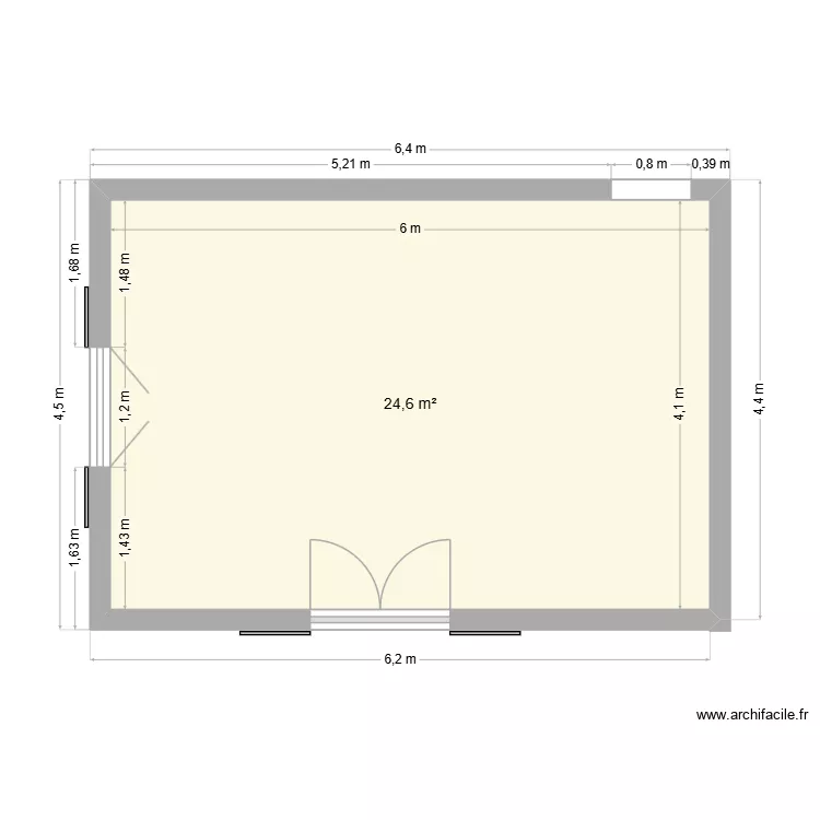 SALLE DE JEU / LOISIR 9. Plan de 1 Pièce et 25 m² SALLE DE JEU / LOISIR 9. Plan de 1 Pièce et 25 m²