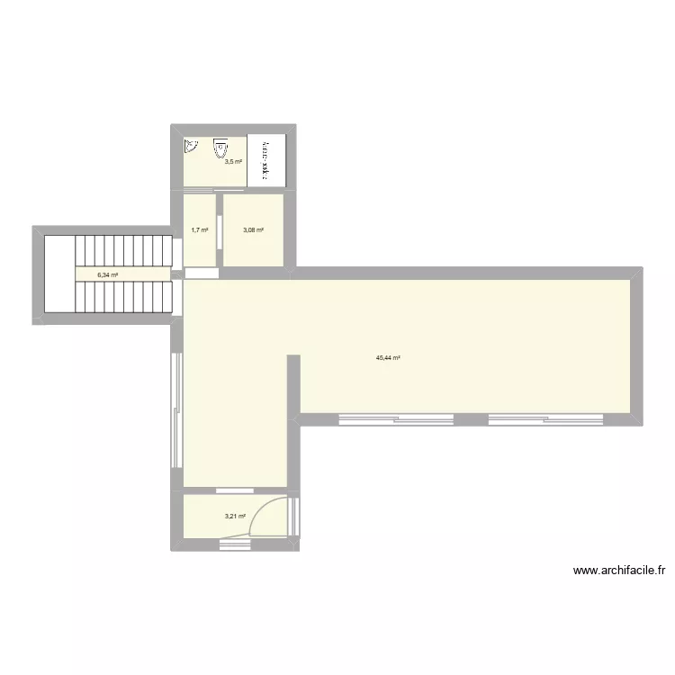 maison niveau vie. Plan de 6 et 63 m² maison niveau vie. Plan de 6 et 63 m²