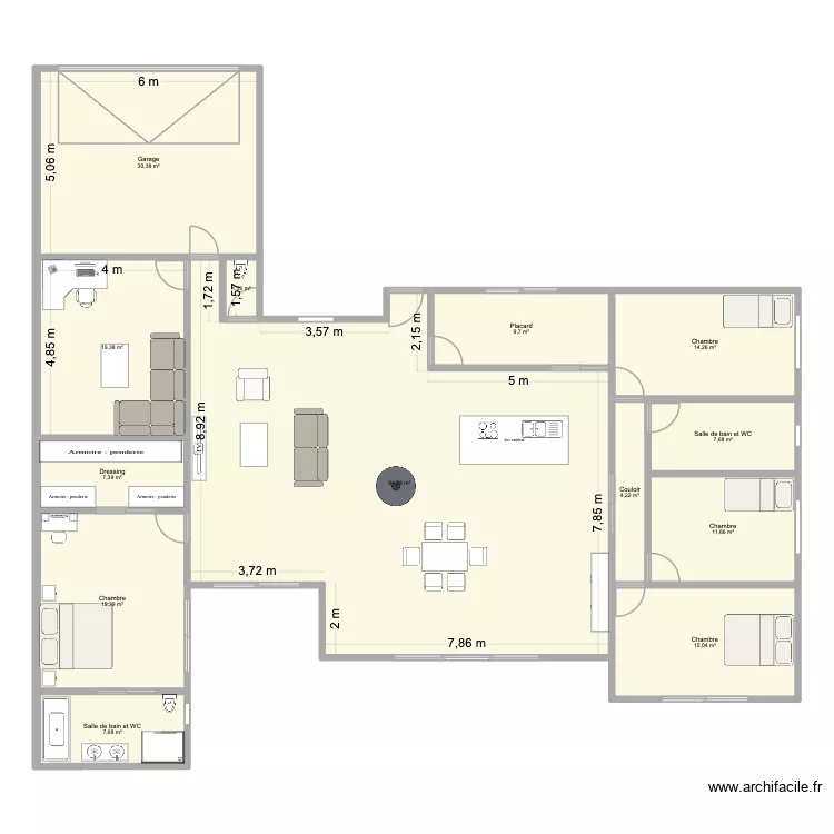 Perso. Plan de 13 et 243 m² Perso. Plan de 13 et 243 m²
