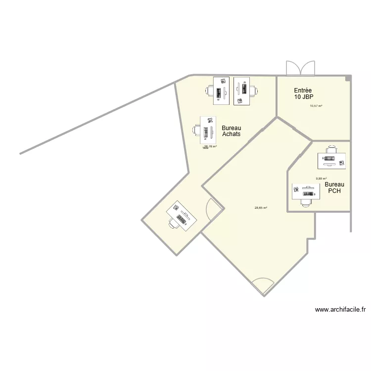 Bureau Achat 2025. Plan de 