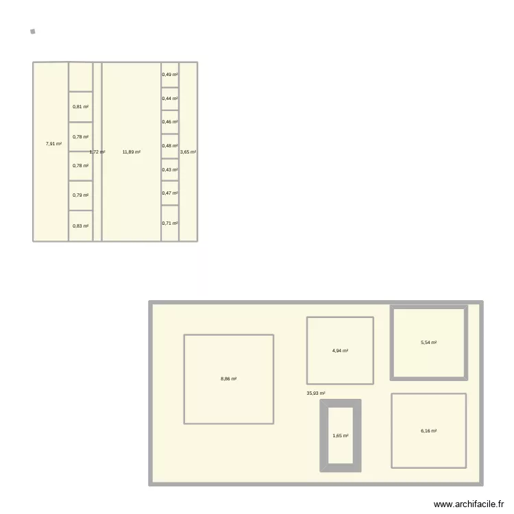 pdm printemps mobilier. Plan de 22 pièces et 126 m²