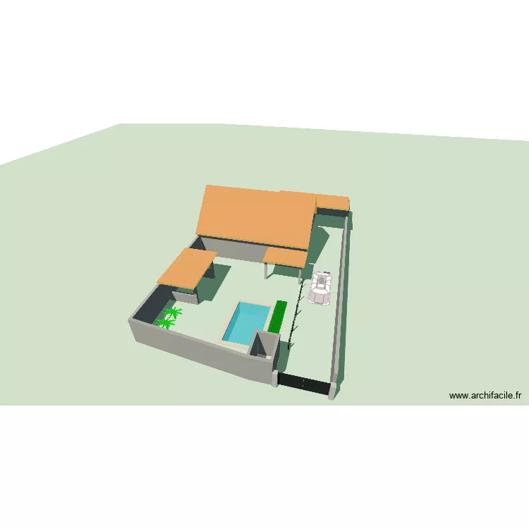 exterieur 2026. Plan de 3 Pièces et 106 m² exterieur 2026. Plan de 3 Pièces et 106 m²