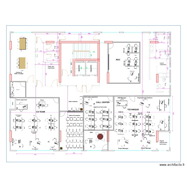 Plan liquid 2. Plan de 2 pièces et 30 m2