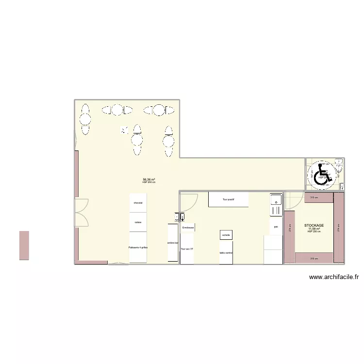 Jules Chocolatier. Plan de Jules Chocolatier. Plan de