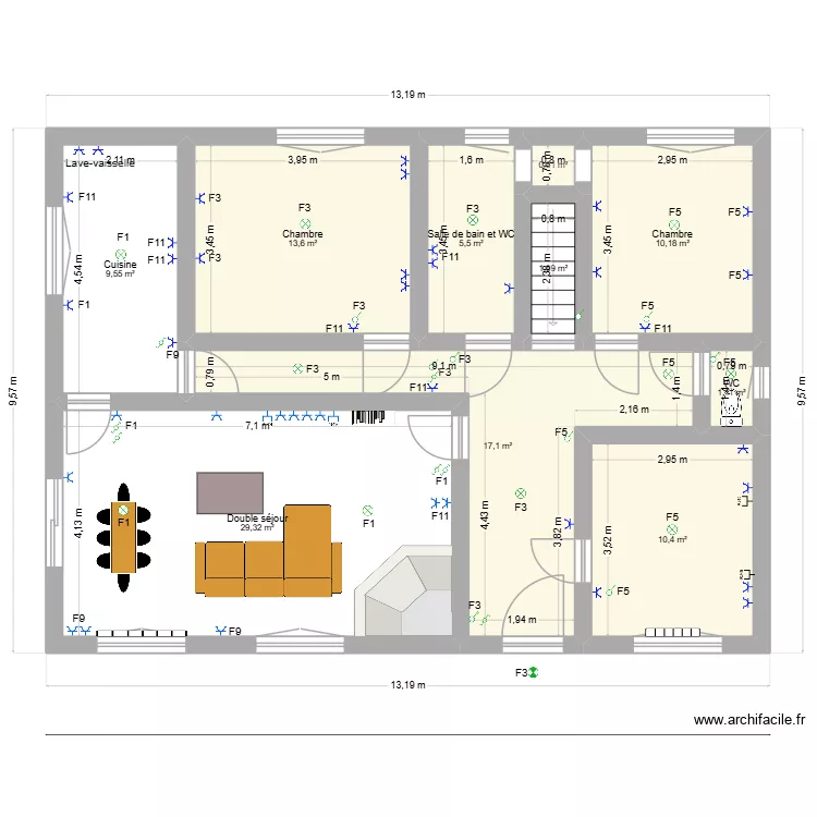 schéma emplacement prise. Plan de schéma emplacement prise. Plan de