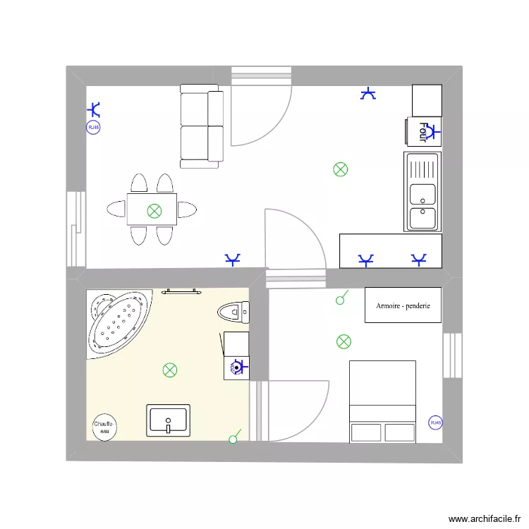bac pro studio. Plan de 