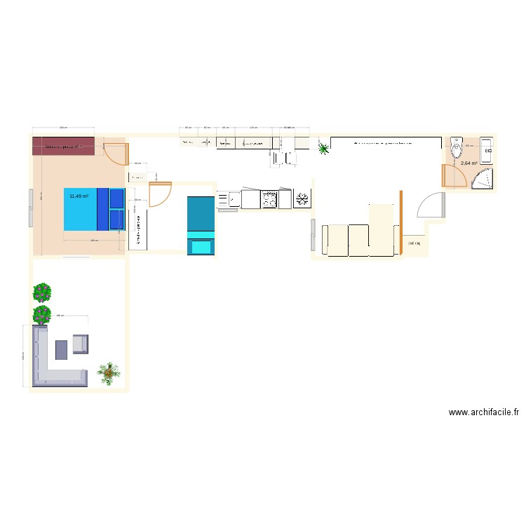 Arrecife. Plan de 0 pièce et 0 m2