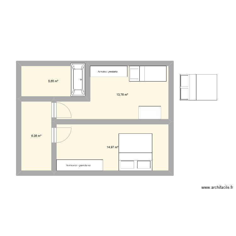Chez nous. Plan de 0 pièce et 0 m2