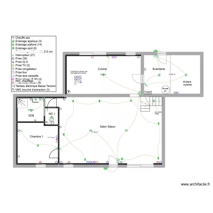 COISGAUD ELEC. Plan de 