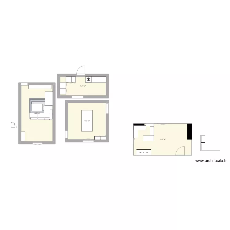 Maison varacieux. Plan de 