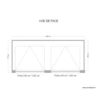 PLAN DE COUPE vue avant