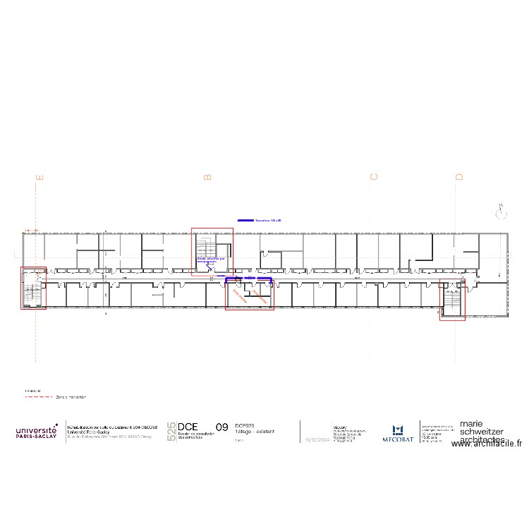 pic R+1. Plan de 2 pièces et 1 m2