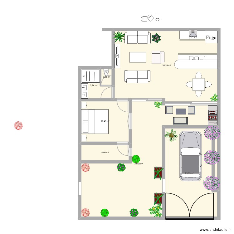 TANIA E PAULO 2. Plan de 8 pièces et 121 m2