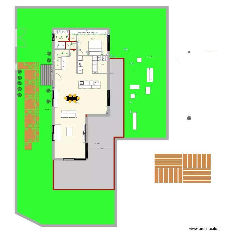 41 SORINS RDC ESSAIS 1. Plan de 9 et 702 m² 41 SORINS RDC ESSAIS 1. Plan de 9 et 702 m²