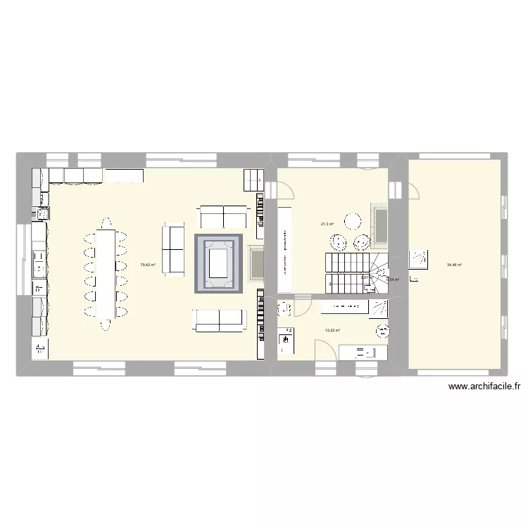 Grange G3. Plan de 