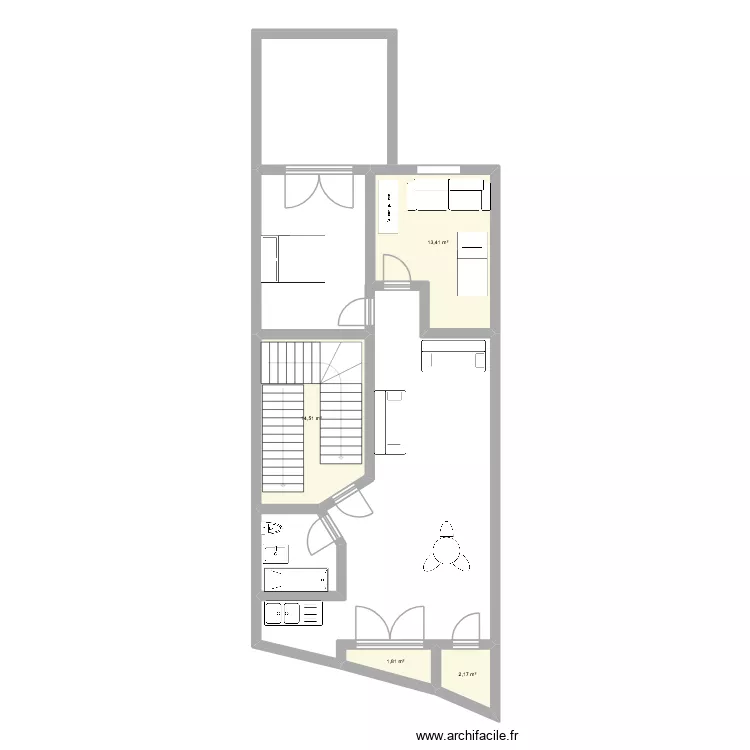TRIOMPHE. Plan de 4 et 32 m² TRIOMPHE. Plan de 4 et 32 m²