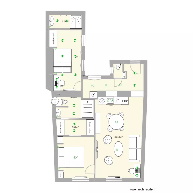 Dufour final elec. Plan de 5  et 60 m²