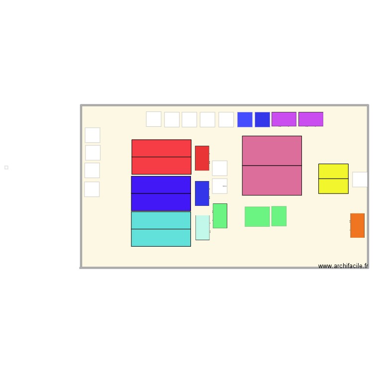 Festi inclusion. Plan de 1 pièce et 1884 m2