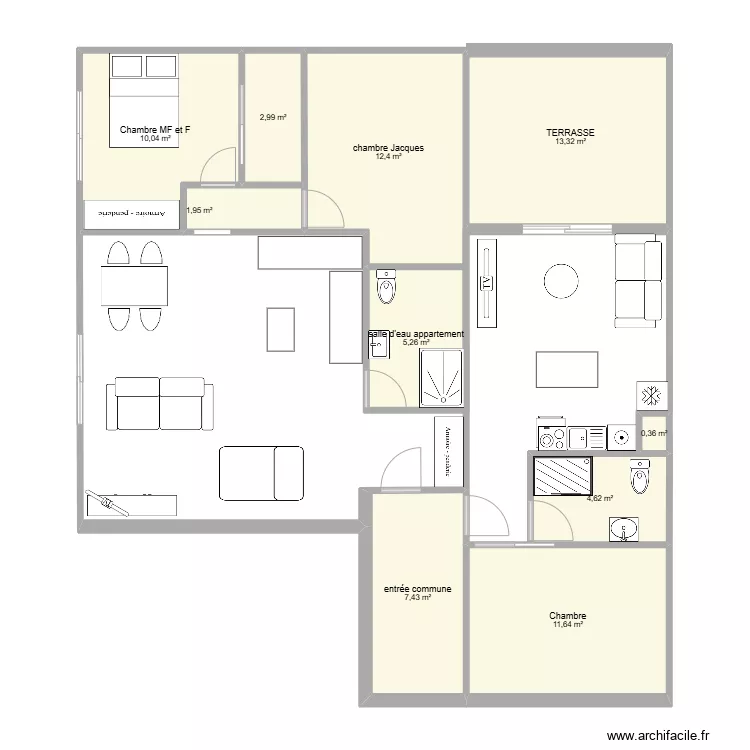 appartement bastia. Plan de appartement bastia. Plan de
