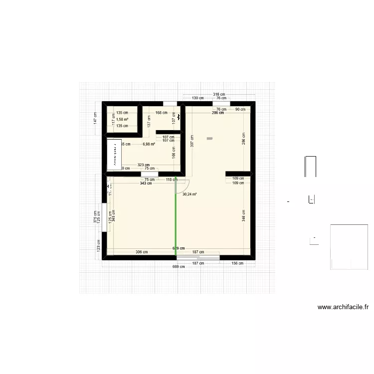 appart 004. Plan de 