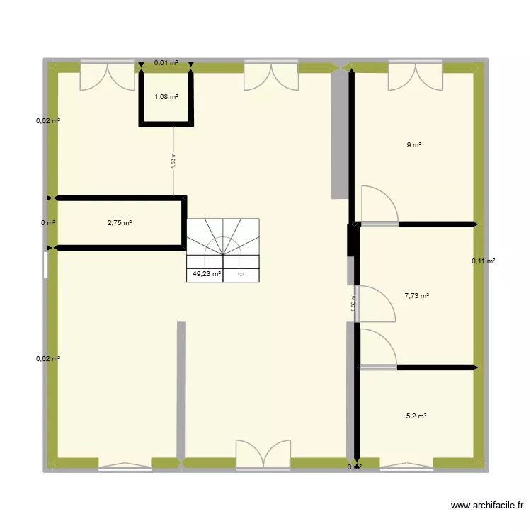BARON V2. Plan de 12 Pièces et 75 m² BARON V2. Plan de 12 Pièces et 75 m²