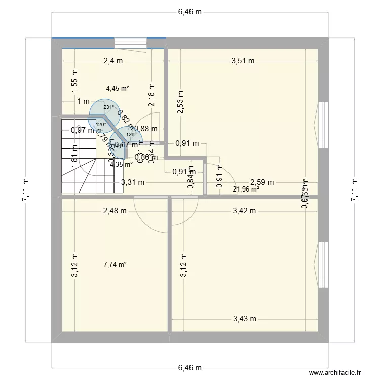 BELLECHASSE 1er Etage. Plan de BELLECHASSE 1er Etage. Plan de