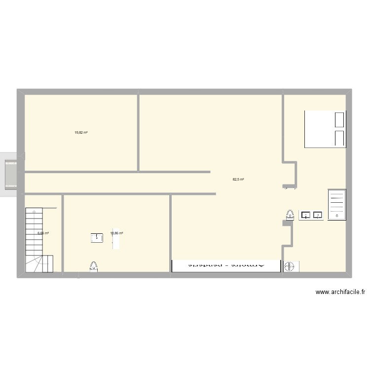 ;mùkljbhghkv bv. Plan de 9 pièces et 257 m2