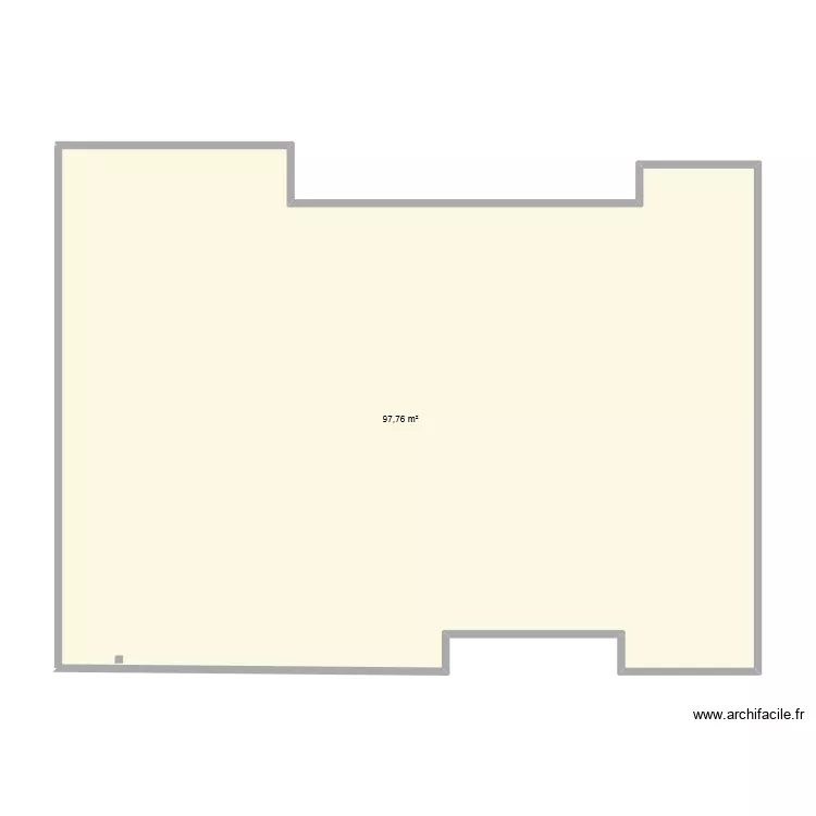 AAA. Plan de 1  et 98 m²