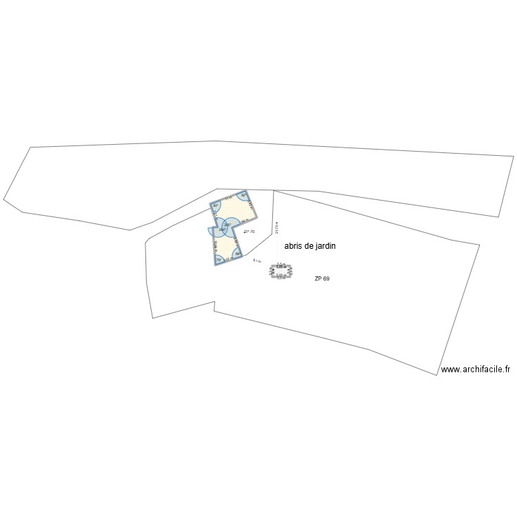 ABRIS DE JARDIN. Plan de 0 pièce et 0 m2